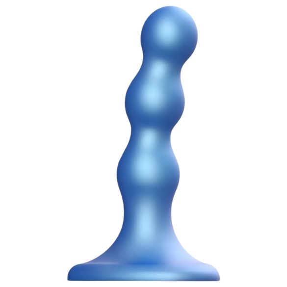 Strap-on-me Balls S - kuličkový přísavný dildo (modrý)