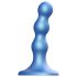 Strap-on-me Balls S - kuličkový přísavný dildo (modrý)