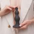 Strap-on-me Beads S - korálkový připínací dildo s přísavkou (černý)