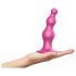 Strap-on-me Korálky M - kuličkové dildo s přísavkou (růžové)