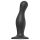 Strap-on-me Curvy L - vlnitý přísavný dildo (černý)