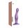 Strap-on-me Curvy M - vlnitý, přísavkový dildo (fialový)