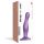 Strap-on-me Curvy M - vlnitý, přísavkový dildo (fialový)