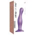 Strap-on-me Curvy L - vlnitý přísavný dildo (fialový)
