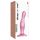 Strap-on-me Curvy M - vlnitý, s přísavkou dildo (růžový)