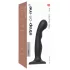 Strap-on-me - dildo s přísavkou a zakřivením - černé