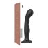 Strap-on-me P&G L – zakřivené dildo s přísavkou (černé)