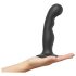 Strap-on-me P&G L – zakřivené dildo s přísavkou (černé)