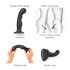 Strap-on-me P&G L – zakřivené dildo s přísavkou (černé)