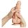 Strap-on-me S - Dvojitý vrstvový dildo s přísavkou (přírodní)