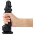 Strap-on-me M - dvouvrstvé dildo s přísavkou (černé)
