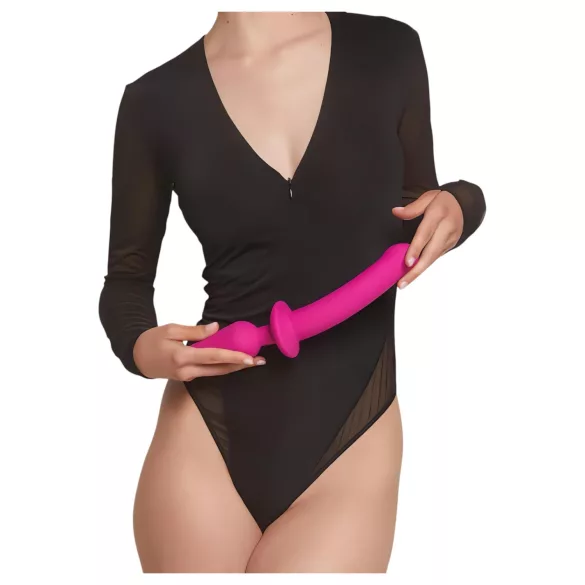Strap-on-me Switch Semi-Realistic XXL - 2v1 dildo (růžové)