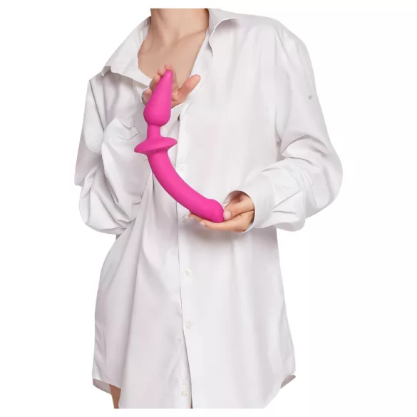 Strap-on-me Switch Semi-Realistic XXL - 2v1 dildo (růžové)