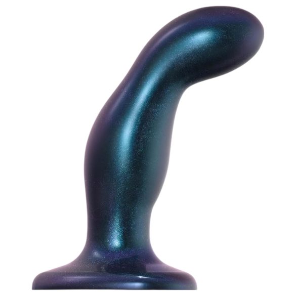 Strap-on-me Snaky M - zahnuté anální dildo (modré)