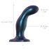 Strap-on-me Snaky M - zahnuté anální dildo (modré)