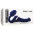Strap-on-me S - připínací, vzduchový masážní vibrátor - (modrý)