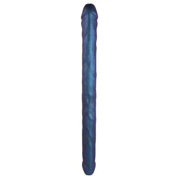 Strap-on-me - duální dildo (metalická modrá)