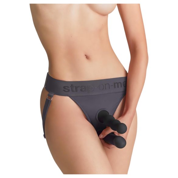 Strap-on-me - spodní popruh pro připínací dildo - XS-XXL (šedá)