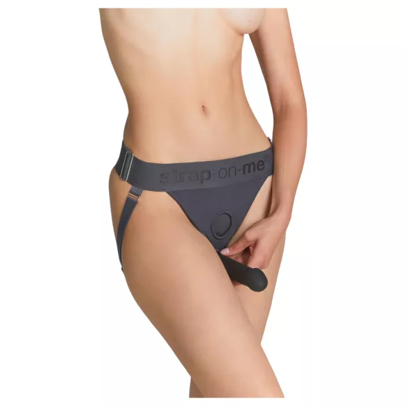 Strap-on-me - postroj pro připínací dildo - XS-XXL - šedý
