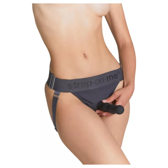 Strap-on-me - postroj pro připínací dildo - XS-XXL - šedý