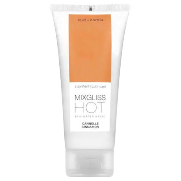 Mixgliss Hot - hřejivý lubrikant, skořice (70 ml)