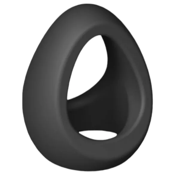 Love to Love Flux - erekční kroužek na penis - silikon - černý