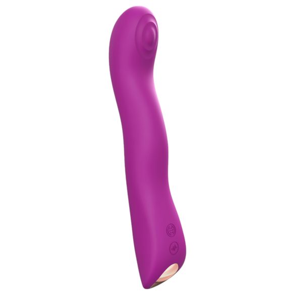 Milujte lásku: pulzující akku G-spot vibrátor (fialový)