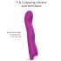 Milujte lásku: pulzující akku G-spot vibrátor (fialový)