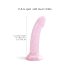 Dildolls Starlight – přísavkový hvězdný dildo (růžový)