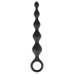 Dorcel Deep Feel - anální dildo s korálky (černé)