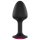 Dorcel Geisha Plug Ruby XL - černý anální plug s růžovým kamenem