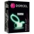 Dorcel - Svítící vibrační kroužek na penis (bílý)