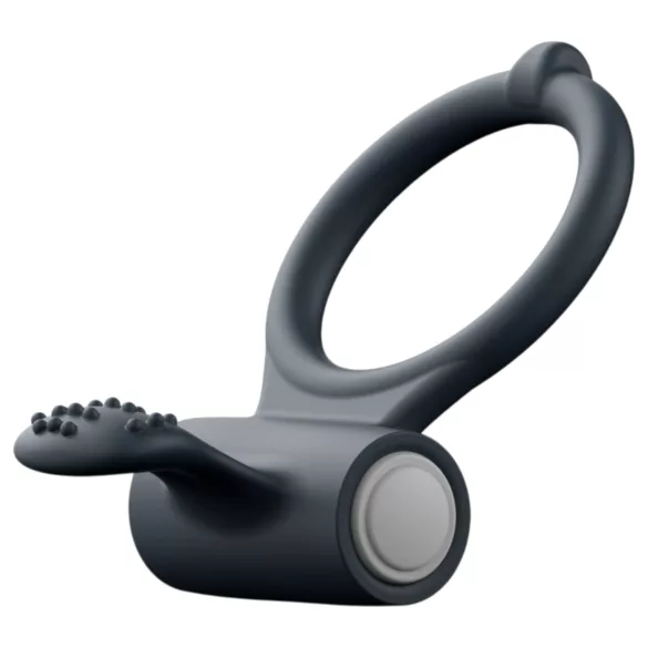 Dorcel Power Clit - vibrační kroužek na penis (černý)