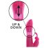 Divoký králíček Dorcel - vibrátor s klitorálním ramenem (růžová)