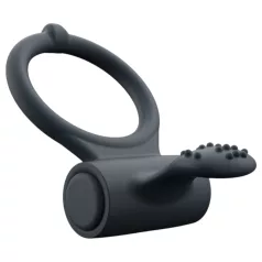   Dorcel Power Clit Plus - akumulátorový vibrační erekční kroužek (černý)