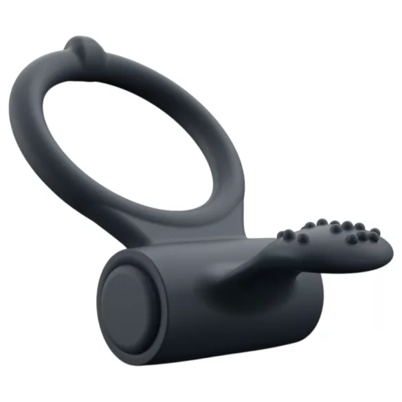 Dorcel Power Clit Plus - akumulátorový vibrační erekční kroužek (černý)