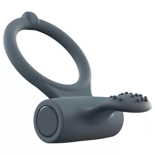 Dorcel Power Clit Plus - akumulátorový vibrační erekční kroužek (černý)