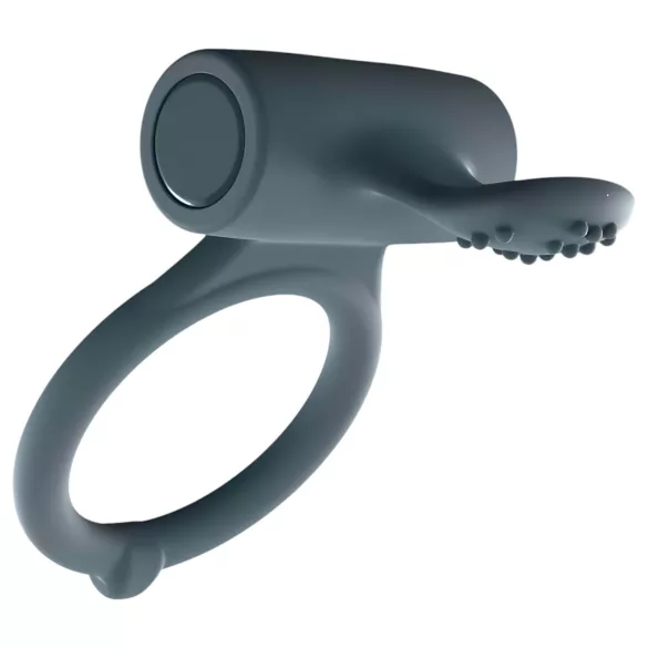 Dorcel Power Clit Plus - akumulátorový vibrační erekční kroužek (černý)