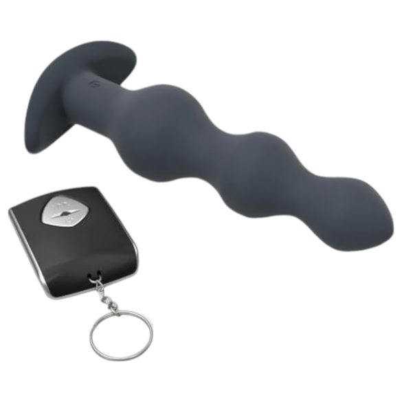 Dorcel Deep Secret M - akumulátorový anální vibrátor s dálkovým ovládáním (černý)