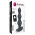 Dorcel Deep Secret M - akumulátorový anální vibrátor s dálkovým ovládáním (černý)
