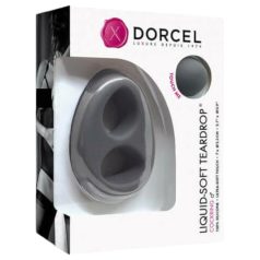 Dorcel Liquid-soft Teardrop - erekční kroužek (šedý)