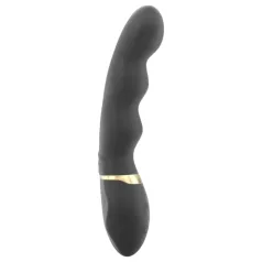  Dorcel Too Much 2.0 - vibrátor s akumulátorem - 3 motory - černá/zlatá