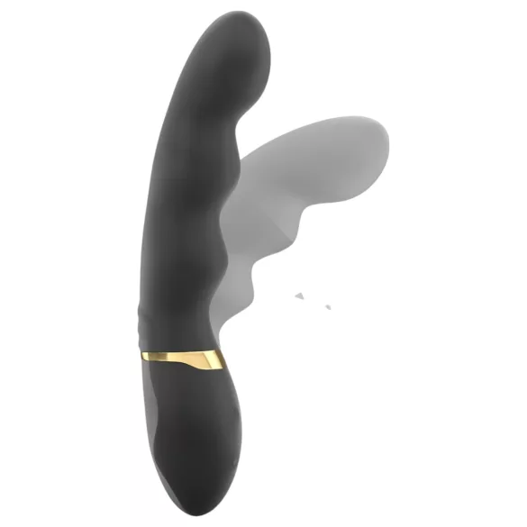 Dorcel Too Much 2.0 - vibrátor s akumulátorem - 3 motory - černá/zlatá