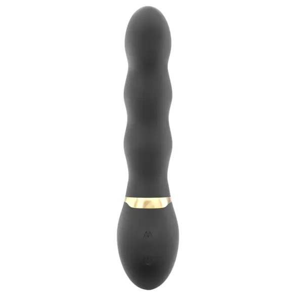 Dorcel Too Much 2.0 - vibrátor s akumulátorem - 3 motory - černá/zlatá