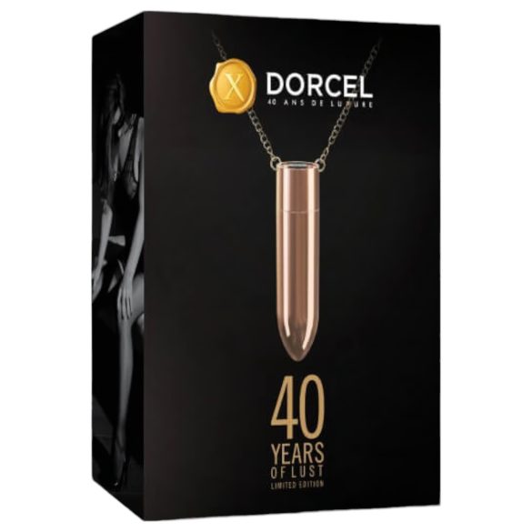 Dorcel - nabíjecí, vodotěsný vibrátor náhrdelník (rosegold)