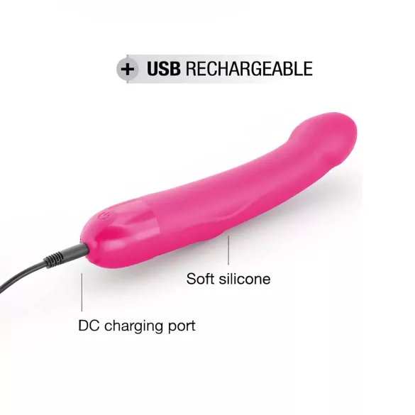 Dorcel Real Vibration M 2.0 - dobíjecí vibrátor (růžový)