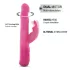Dorcel Baby Rabbit 2.0 - nabíjecí vibrátor s klitorálním ramenem (růžový)