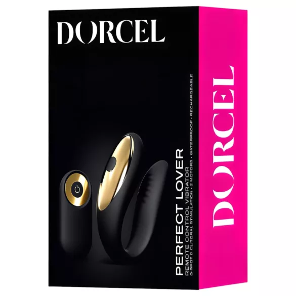 Dorcel Perfect Lover - párový vibrátor na dálkové ovládání - dobíjecí - černý