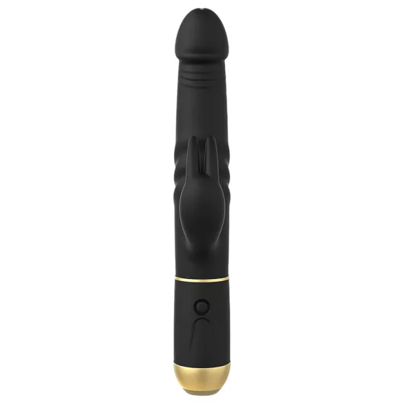 Dorcel - vibrátor s pohyblivým klitorálním stimulátorem - černý