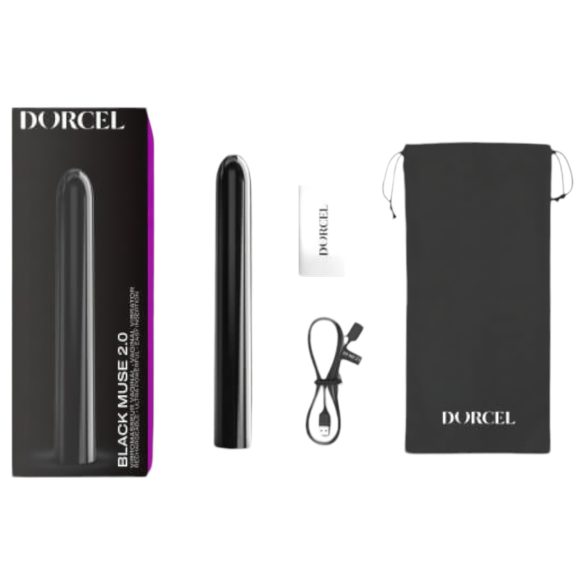 Dorcel Black Muse 2.0 - akumulátorový vibrátor (černý)